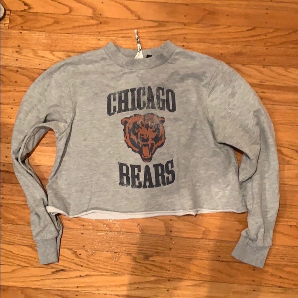 Chicago Bears cropped sweatshirt